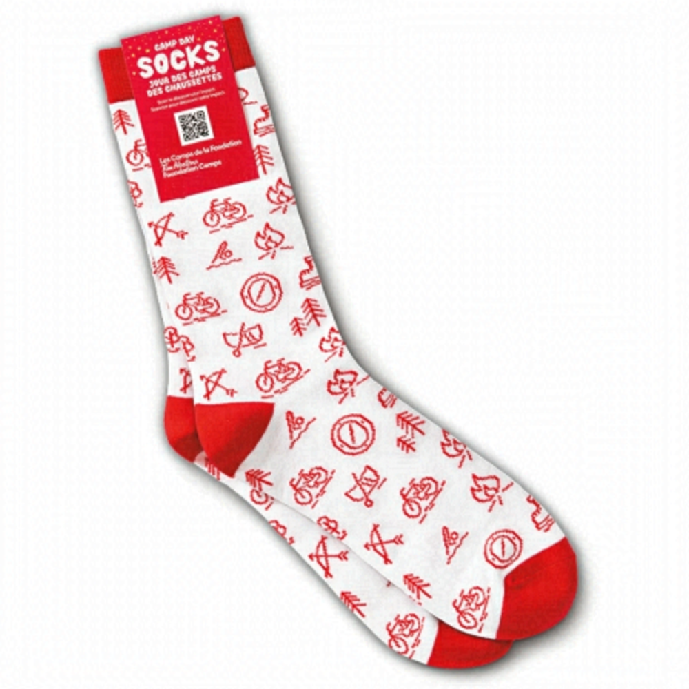 NWT Tim Hortons Camp Day Unisex Socks